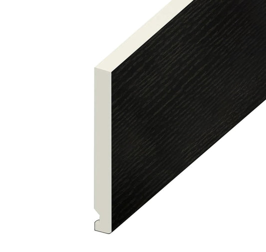 16mm Flat Black Ash Fascia Board 200mm x 5m – Sleek & Durable Roof Edge Solution