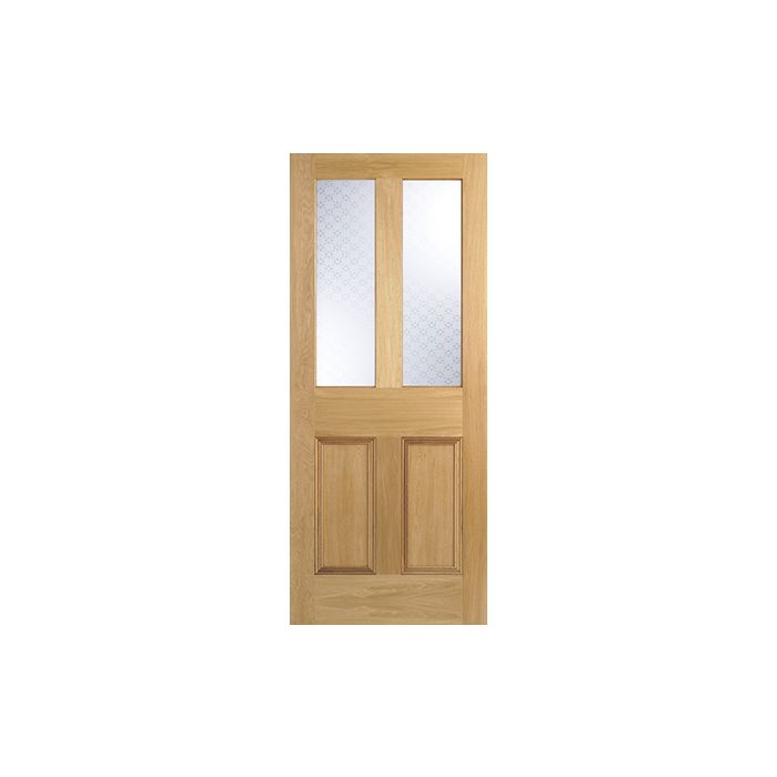 Malton Solid Core Internal Door - Unfinished - Unglazed 1981 x 686mm Oak PPMAL27OAK