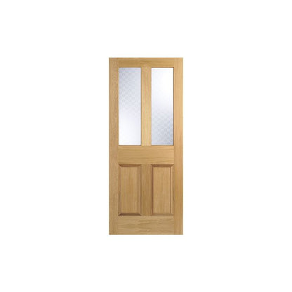 Malton Solid Core Internal Door - Unfinished - Unglazed 1981 x 686mm Oak PPMAL27OAK