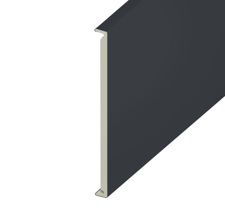 18mm Plain Anthracite Grey Double Fascia Board 350mm x 5m – Strong & Contemporary Roof Edge Solution