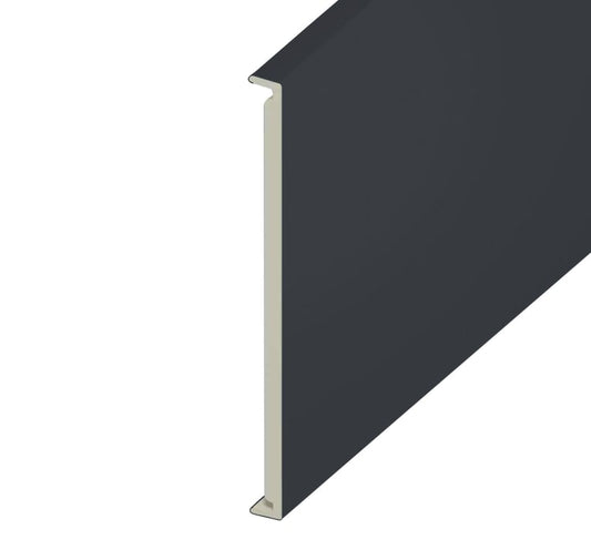 18mm Plain Anthracite Grey Double Fascia Board 450mm x 5m – Strong & Modern Roof Finish
