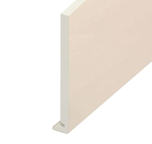 18mm Plain Cream Double Fascia Board 450mm x 5m – Durable & Elegant Roof Edge Solution