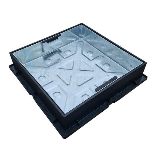 10tn Block Paviour Manhole Cover Frame - 300 x 300 x 80mm