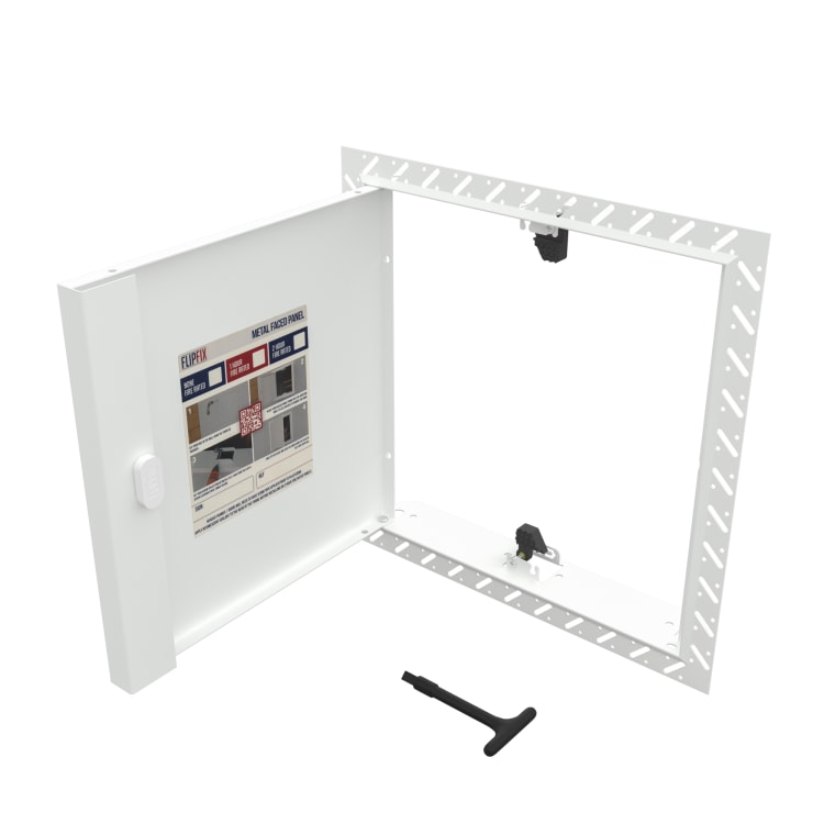 1 Hour Fire Rated White Beaded Frame Metal Access Panel 900mm x 600mm – Safe Ceiling & Wall Access