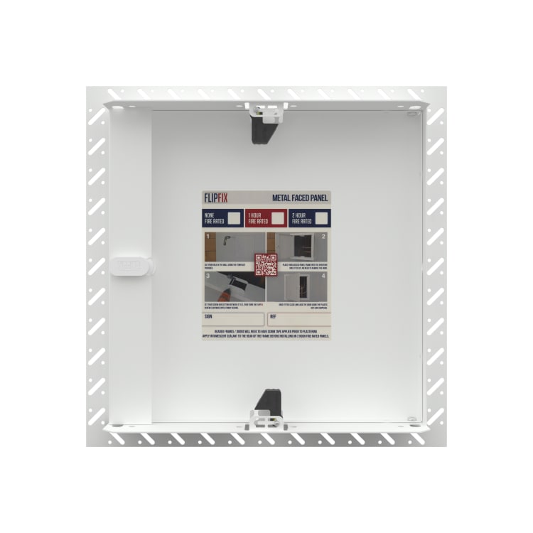 1 Hour Fire Rated White Beaded Frame Metal Access Panel 600mm x 600mm – Safe Ceiling & Wall Access