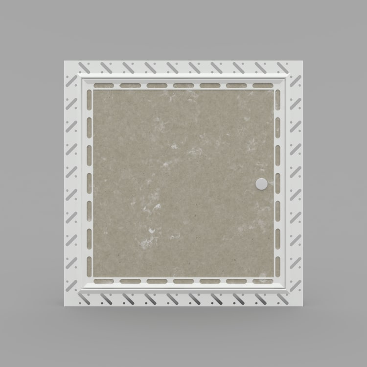 1 Hour Fire Rated White Beaded Frame Plasterboard Access Panel 300mm x 300mm – Safe Ceiling & Wall Access