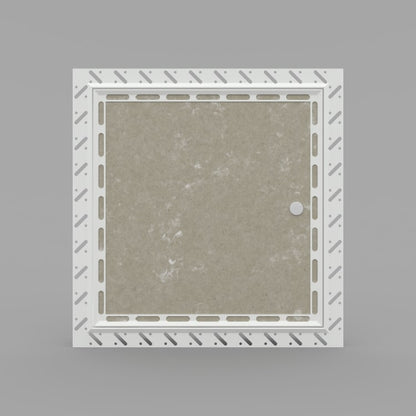 1 Hour Fire Rated White Beaded Frame Plasterboard Access Panel 300mm x 300mm – Safe Ceiling & Wall Access