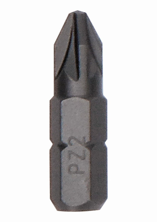 Bosch Extra Hard Screwdriver Bits PZ2 x 25mm in Tic Tac Box (25 Pieces)