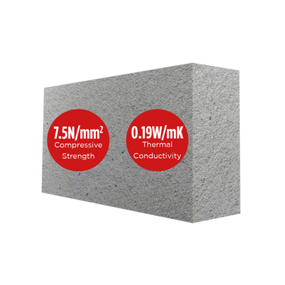 Mannok Seven Aircrete Coursing Block (B7) 215mm x 100mm x 65mm