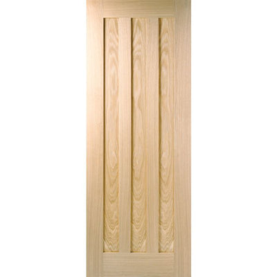 LPD Idaho 3P Internal Door 1981 x 610mm Unfinished Oak