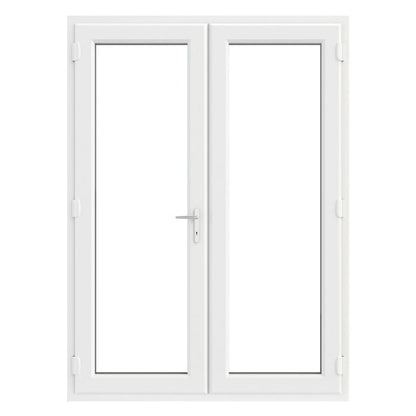 Crystal uPVC French Door (Left Hand Master) incl. 150mm Cill 1490 x 2090mm Clear - White