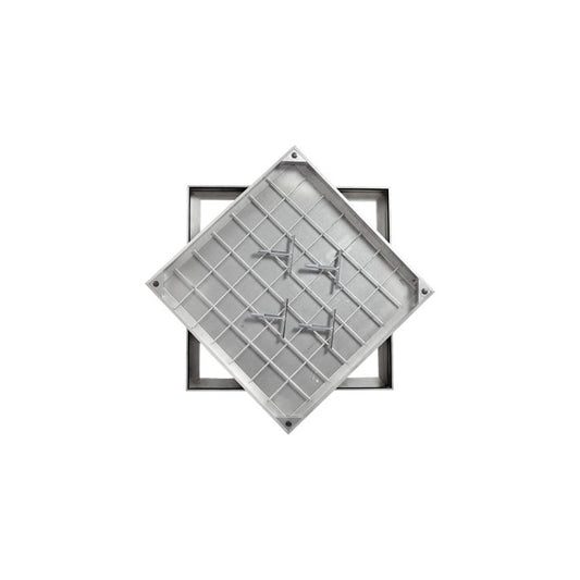 Aluminium Recessed Sealed Manhole Cover 450 x 450mm