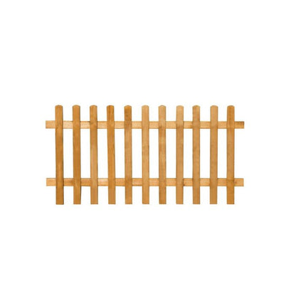 Forest Pale Picket Fence Panel 6ft x 3ft (1.83mtr x 0.9mtr) - Treated Golden Brown (Pack of 4)