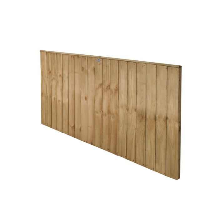 Forest Pressure Treated Closeboard Fence Panel 6ft x 3ft (1.83m x 0.92m) - Pack of 5