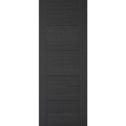 LPD Vancouver 5P Internal Fire Door 2040 x 826mm Pre-Finished Charcoal Black