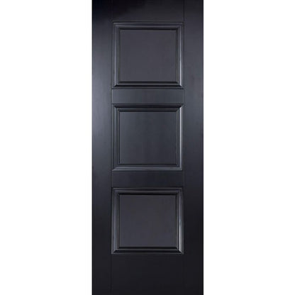 LPD Amsterdam 3P Internal Door 1981 x 838mm Black Primed Plus
