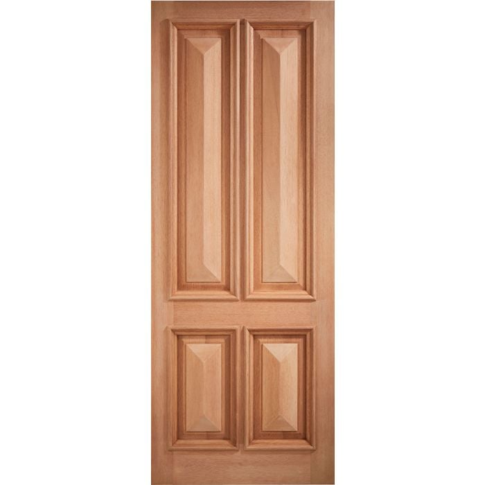 LPD Islington 4P M&T External Door 2134 x 915mm Unfinished Hardwood