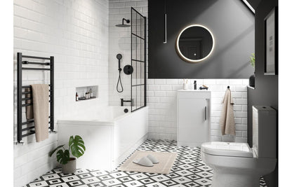 Farnham 510mm Floor Standing Unit (Basin Included) - White Gloss