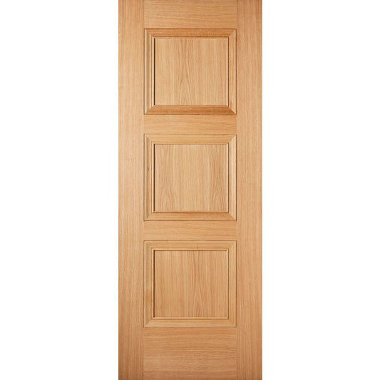LPD Amsterdam 3P Internal Fire Door 1981 x 838mm Pre-Finished Oak