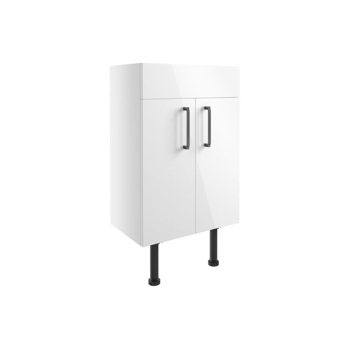 Avon Slim Vanity Unit (Basin Not Included) 600mm - White Gloss