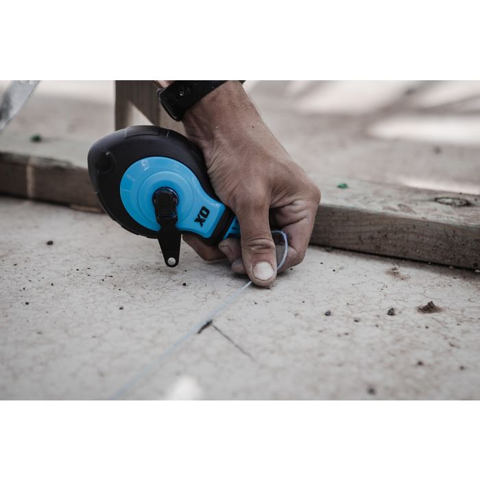 Ox Pro Aluminium Kevlar Chalk Line Reel & Refill