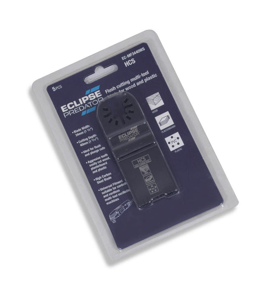 Eclipse Multi-Tool Wood & PVC Flush Cutting Blade 34mm (Pack of 5)