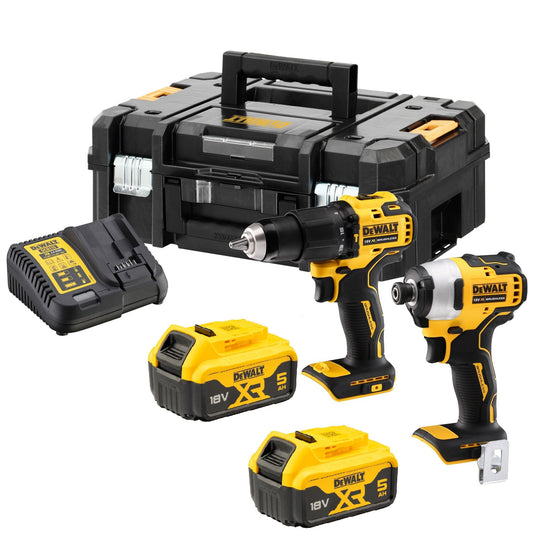 Dewalt Combi Drill & Impact Driver Kit in TSTAK Case