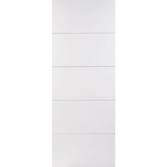 LPD Horizontal Four Line Internal Fire Door 1981 x 686mm Primed White