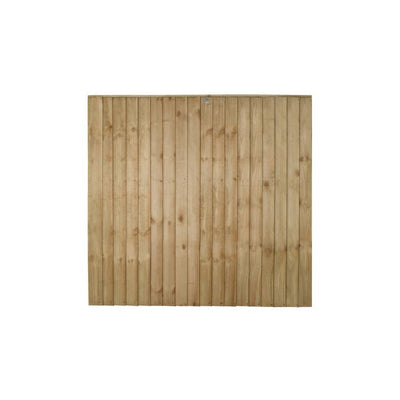 Forest Pressure Treated Closeboard Fence Panel 6ft x 5ft 6in (1.83m x 1.7m) - Pack of 5