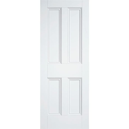 Nostalgia Solid Core Internal Door - Primed - 4P Bolectional Moulds 1981 x 610mm White WFNOS4P24