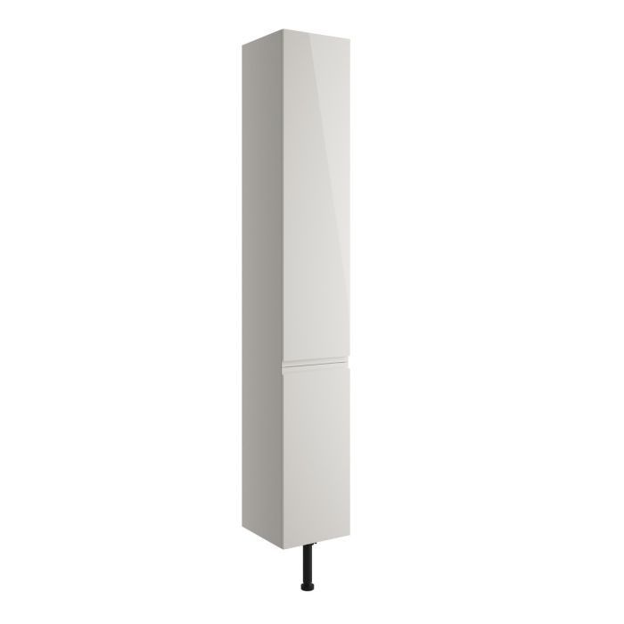 Stockton Tall Unit H1836 x W300 x D318mm - Pearl Grey Gloss