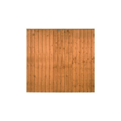 Forest Closeboard Fence Panel 6ft x 5ft 6in (1.83m x 1.7m) - Pack of 3