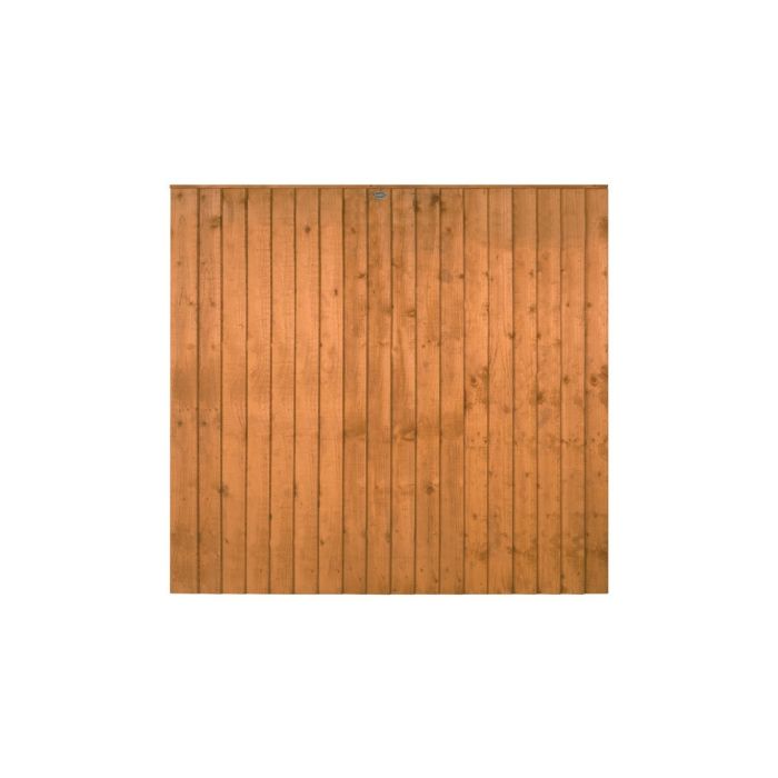 Forest Closeboard Fence Panel 6ft x 5ft 6in (1.83m x 1.7m) - Pack of 4