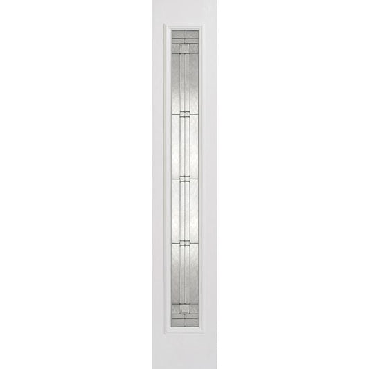 Elegant GRP External Glass Sidelight - Leaded DG 2032 x 356mm White GRPWHISLELE