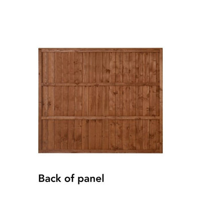 Forest Closeboard Fence Panel 6ft x 5ft (1.83m x 1.52m) - Pack of 3