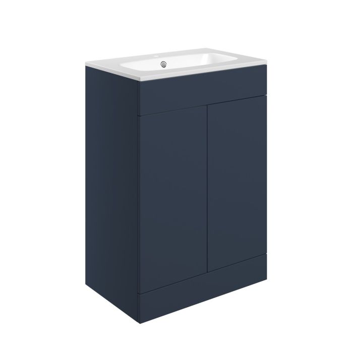 Fontmell Floor Standing 2 Door Basin Unit & Basin 615mm
