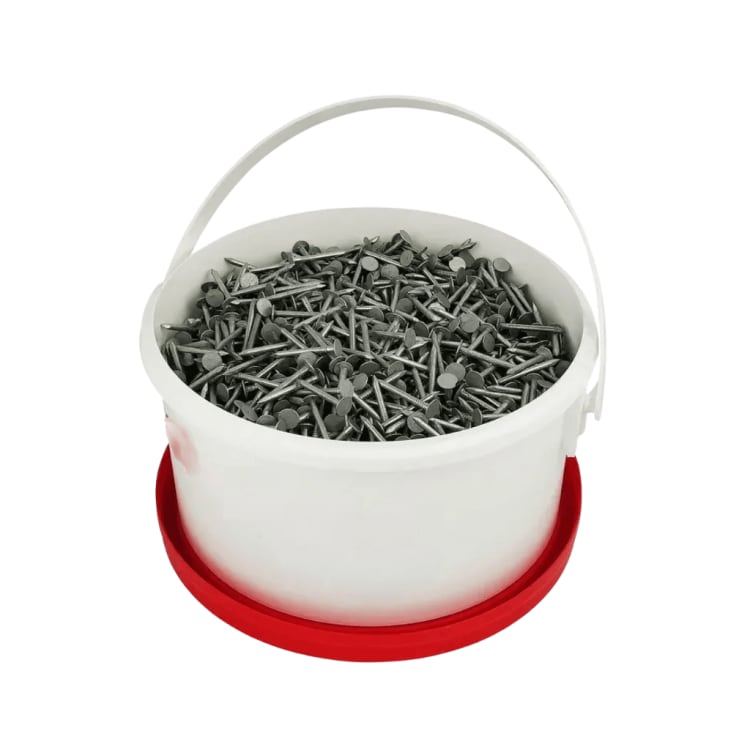 40mm Galvanised Clout Nails – 3kg Tub
