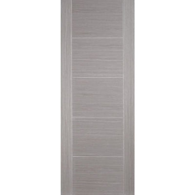 Vancouver Solid Core Internal Door - Prefinished - 2040 x 826mm Light Grey LGRVAN826