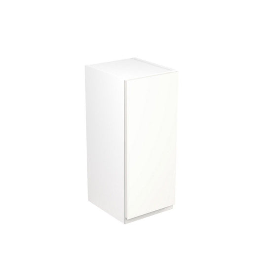 KitchenKit Flatpack J-Pull Wall Cabinet 300mm - Ultra Matt White