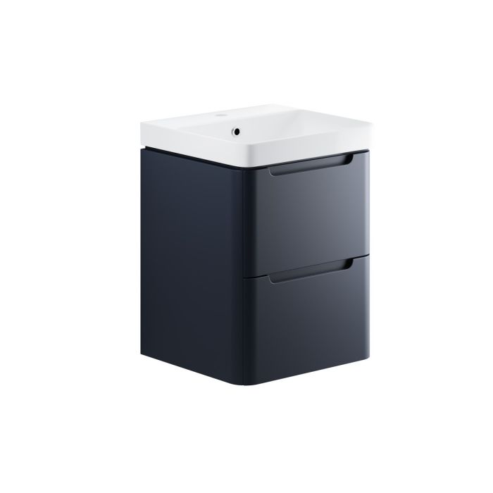 Stanton 2 Drawer Wall Hung Unit & Basin H662 x W500 x D460mm