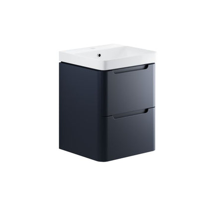 Stanton 2 Drawer Wall Hung Unit & Basin H662 x W500 x D460mm