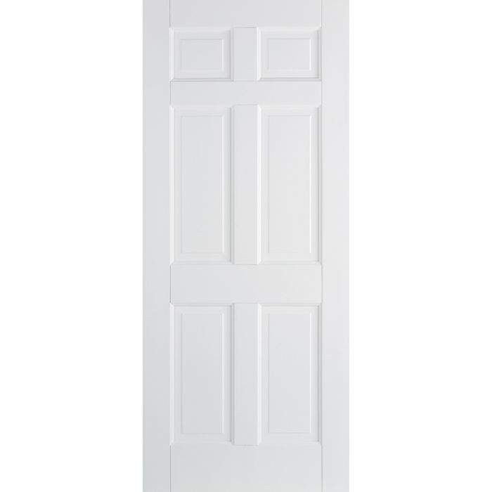 Regency Solid Core Internal Door - Primed - 6P 1981 x 610mm White WFREG6P24