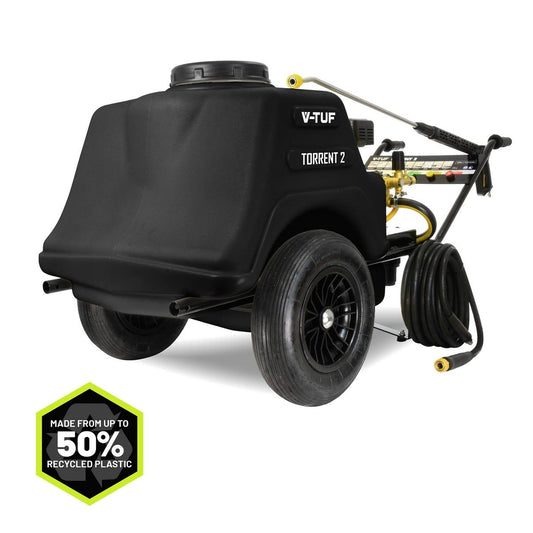 V-TUF TORRENT 2 Industrial Petrol Pressure Washer (7HP, 2000psi, 10ltrs_Min, 150L)