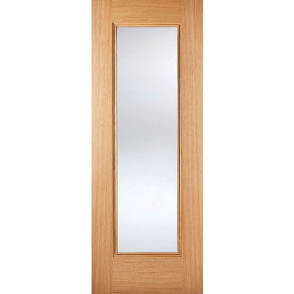 LPD Eindhoven 1L Glazed Internal Door 1981 x 838mm Pre-Finished Oak