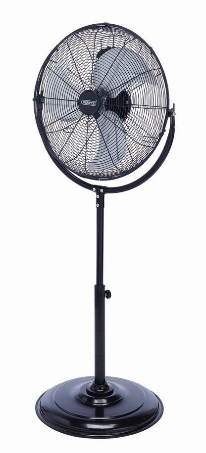 Draper High Velocity Pedestal Fan 18", 450mm