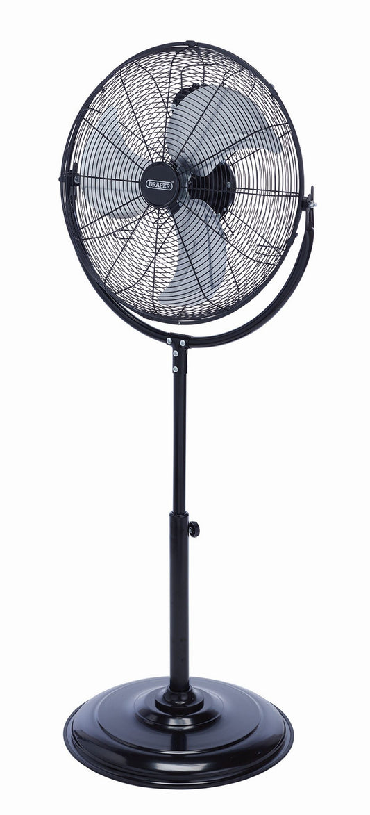 Draper High Velocity Pedestal Fan 18", 450mm