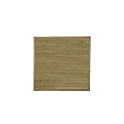 Forest Horizontal T&G Fence Panel 6ft x 6ft (1.83m x 1.83m) Treated Timber (Pack of 4)