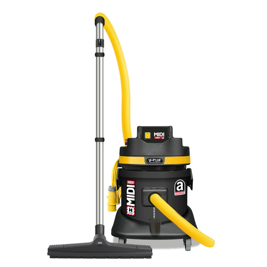 V-TUF MIDI H-CLASS Industrial Dust Extractor Vacuum Cleaner (240V_21ltr)