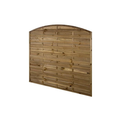 Forest Pressure Treated Decorative Dome Top Fence Panel 1.8m x 1.8m - Pack of 3