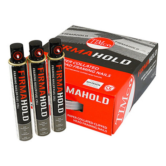 FirmaHold Ring Shank Firmagalv+ Nails & 3 Fuel Cells 3.1 x 63 (Box of 3300)
